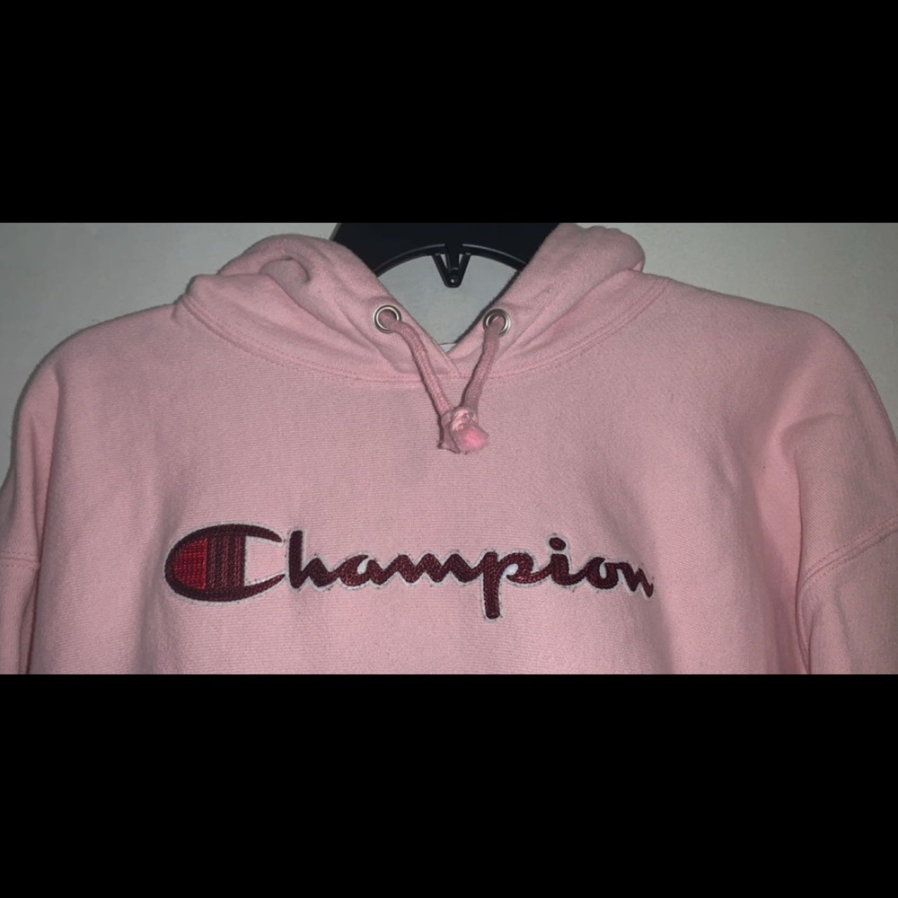 Light Pink Champion Hoodie